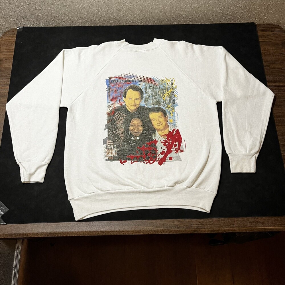 Robin Williams Sweatshirt Vintage Stand Up Comedy Bill Crystal 90s New York City